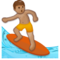 Person Surfing - Medium emoji on Samsung